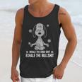 Snoopy Meditation Unisex Tank Top Gifts for Her