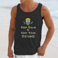 Social Distancing Keep Calm And Keep Your Distance Unisex Tank Top Gifts for Her