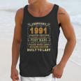 Vintage 31 Years Old February 1991 31St Birthday Gifts Idea Unisex Tank Top Gifts for Her