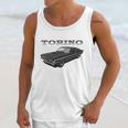 1969 Ford Torino Gt Black Unisex Tank Top Gifts for Her