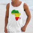 Africa Map Reggae Rasta Green Yellow Red Africa Pride Unisex Tank Top Gifts for Her