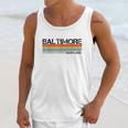 Baltimore Maryland Retro Vintage 80 Stripes Unisex Tank Top Gifts for Her