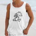 Calvin & Hobbes Comic Running Naked Unisex Tank Top Gifts for Her