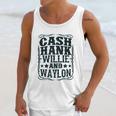 Cash Hank Willie And Waylon Country Girl Unisex Tank Top Gifts for Her