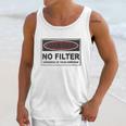 Danger No Filter Converse At Your Own Risk Unisex Tank Top Gifts for Her