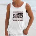 On Fridays We Wear Red To Support Our Troops Unisex Tank Top Gifts for Her