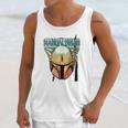 The Mandalorian Gradient Beskar Helmet Unisex Tank Top Gifts for Her