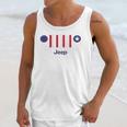 Mens Jeep America 7-Slot Grille Unisex Tank Top Gifts for Her