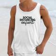 Nobrand Social Distance Expert Funny Social Distancing Humor Unisex Tank Top Gifts for Her