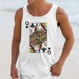 Queen Of Clubs Blackjack Playing Cards Unisex Tank Top Gifts for Her