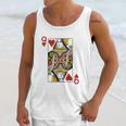 Queen Of Hearts Blackjack Cards Unisex Tank Top Gifts for Her