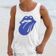 The Rolling Stones Blue Lonesome Logo Unisex Tank Top Gifts for Her