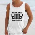 Save The Squares Jeep Unisex Tank Top Gifts for Her