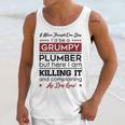 I Never Thought One Day I D Be A Groumpy Plumber Unisex Tank Top Gifts for Her