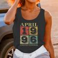 25 Years Old April 1996 25Th Awesome Birthday Unisex Tank Top Gifts for Women