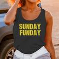 Americas Finest Apparel Green Bay Sunday Funday Unisex Tank Top Gifts for Women