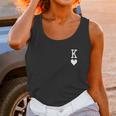 Atching Couple Poker Q King Unisex Tank Top Gifts for Women