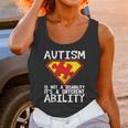 Austim A Diffrent Ability Unisex Tank Top Gifts for Women