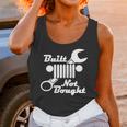 Built The Jeep Not Bought It Gift For Jeep Lovers Unisex Tank Top Gifts for Women