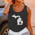 Detroit Michigan Shamrock St Patricks Day Mitten Unisex Tank Top Gifts for Women