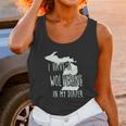 In My Diaper I Have A Wolverine State Of Michigan Msu Unisex Tank Top Gifts for Women