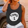 Dr Seuss Thing 1 Emblem Red Unisex Tank Top Gifts for Women