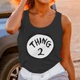 Dr Seuss Thing 2 Emblem Red Unisex Tank Top Gifts for Women