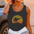 Eagle Jet Fighter Sunrise Vintage Retro Pilot Unisex Tank Top Gifts for Women