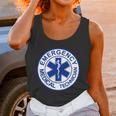 Emt Emergency Medical Technician Logo Unisex Tank Top Gifts for Women