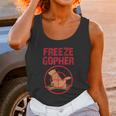 Freeze Gopher Hunting Funny Gopher Hunter Graphic Design Printed Casual Daily Basic Unisex Tank Top Gifts for Women