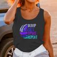 Girls Volleyball Bump Set Spike Repeat Blue Purple Teen Gift Unisex Tank Top Gifts for Women