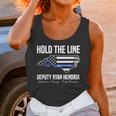 Hold The Line Deputy Ryan Hendrix Shirt Unisex Tank Top Gifts for Women