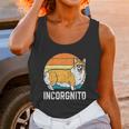 Incorgnito Welsh Corgi Sunset Retro Pet Dog Lover Owner Gift Unisex Tank Top Gifts for Women