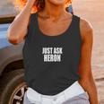 Just Ask Heron T-Shirts Unisex Tank Top Gifts for Women