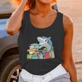 I Love Books Chibi Anime Shark Shirts Book Lover Unisex Tank Top Gifts for Women