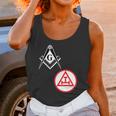 Mens Mason Royal Arch Split Masonic York Rite Black Unisex Tank Top Gifts for Women