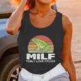 Milf Man I Love Frogs Funny Saying Frog Lovers Graphic Design Printed Casual Daily Basic Unisex Tank Top Gifts for Women