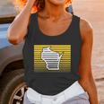 Milwaukee Wisconsin Retro Gradient Stripes Unisex Tank Top Gifts for Women