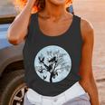 Moonlight Night Black Crow Forest Animal Bird Raven Unisex Tank Top Gifts for Women