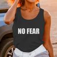 No Fear Word Imprint Unisex Tank Top Gifts for Women