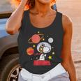 Peanuts Snoopy Space Pilot Mars Moon And Saturn Shirt Unisex Tank Top Gifts for Women