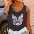 Red Glasses Cat Funny Belcher Kitty Cute Humor Fun Unisex Tank Top Gifts for Women