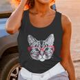 Red Linda Glasses Cat Funny Belcher Kitty Cute Humor Fun Unisex Tank Top Gifts for Women