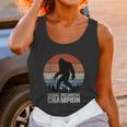 Retro Bigfoot Bigfoot Social Distancing Champ Unisex Tank Top Gifts for Women