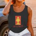 Sabaidee Tee Red And Yellow Lao Temple Unisex Tank Top Gifts for Women