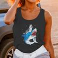 Siberian Husky Shark Jawsome Dog Lover Gifts Space Galaxy Unisex Tank Top Gifts for Women