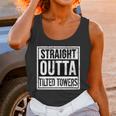 Straight Outta Tilted Towers Unisex Tank Top Gifts for Women