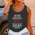 Never Underestimate Who Survived The Pandemic Security Officer Unisex Tank Top Gifts for Women