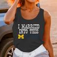 University Of Michigan Ann Arbor University Married Into I Married Into This Unisex Tank Top Gifts for Women