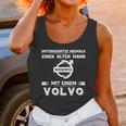 Unterschätze Niemals Einen Alten Mann Volvo Mit Einem Volvo Unisex Tank Top Gifts for Women